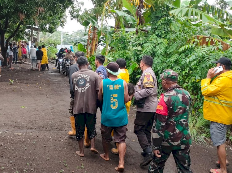 Breaking News, Bencana Alam Di Kecamatan Ende Timur : 4 Orang Warga Menjadi Korban