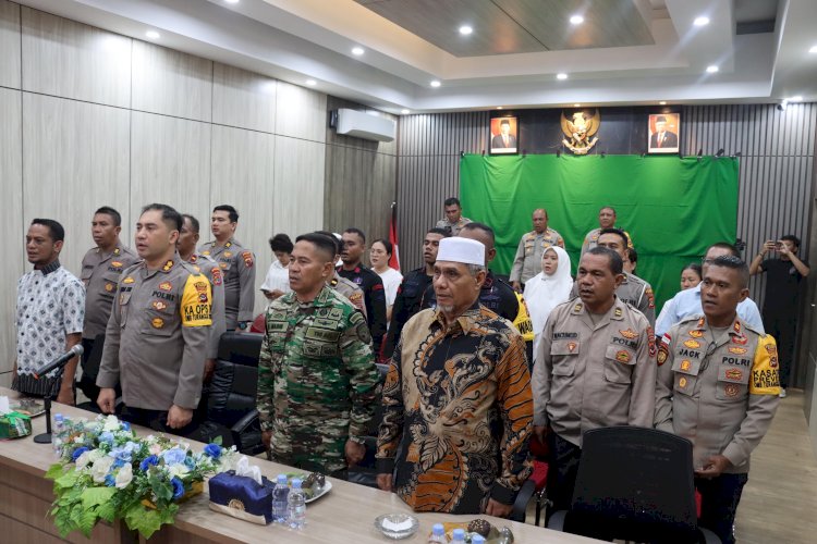 Polres Ende Adakan Doa Bersama Lintas Agama Lewat Zoom Meeting dengan Mabes Polri