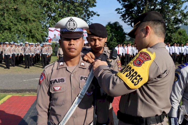 Operasi Patuh Turangga 2024 Mulai Berlaku, Kapolres Ende Bacakan Amanat Kapolda NTT Saat Apel Gelar Pasukan