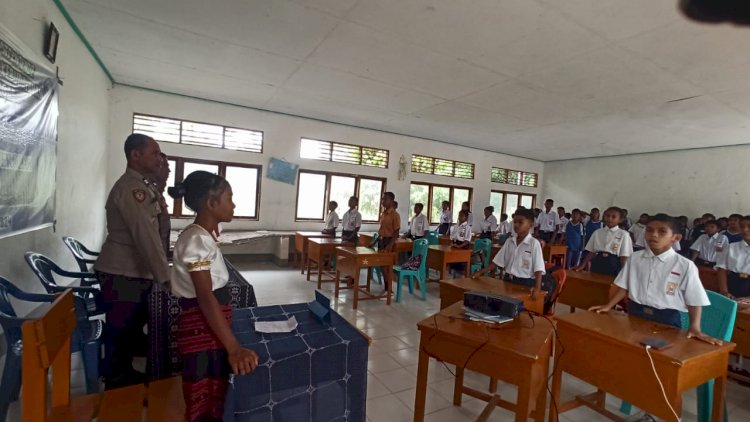 Stop Kenakalan Remaja, Polsek Wewaria Melaksanakan Sosialisasi Kenakalan Remaja