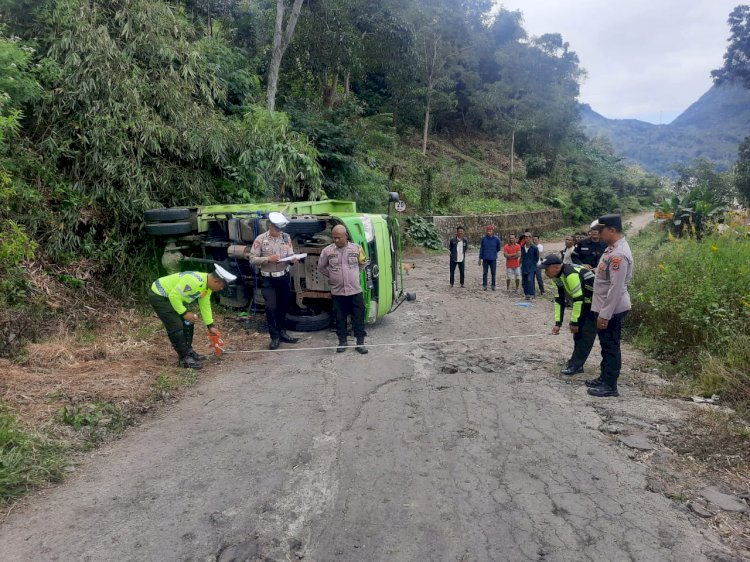 Kecelakaan Tunggal Di Kecamatan Ndona Timur, 2 Orang Meninggal