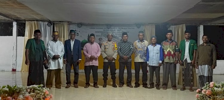 Tutup Lomba Qasidah, Kapolsek Pulau Ende Laksanakan Cooling System, Tegaskan Pentingnya Persatuan Dan Kesatuan