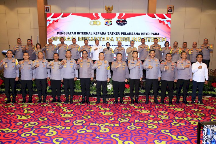 NCS Polri Minta Polda Lampung Optimalkan Cooling System Jelang Pilkada