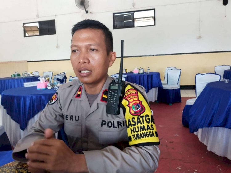 Polres Ende Tugaskan 16 Walpri Kawal Paslon Bupati dan Wakil Bupati Jelang Pilkada Ende 2024