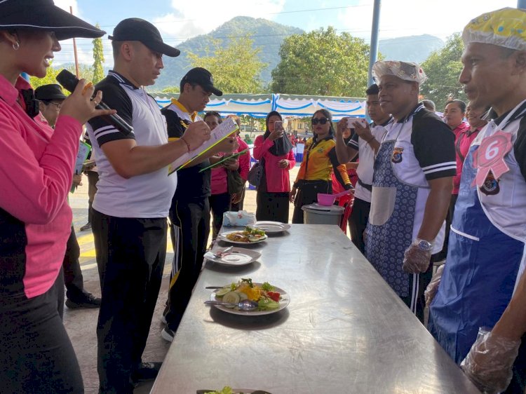 Sambut HKGB Ke-72, Bhayangkari Cabang Ende Adakan Berbagai Perlombaan