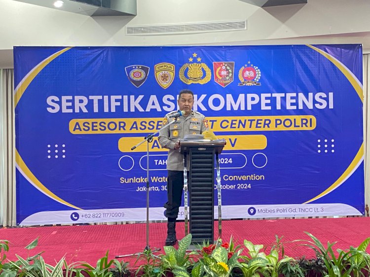 SSDM Polri Laksanakan sertifikasi Kompetensi Asesor Assessment Center Polri