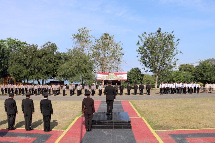 Mengenang Jasa Para Pahlawan, Polres Ende Gelar Upacara Hari Kesaktian Pancasila