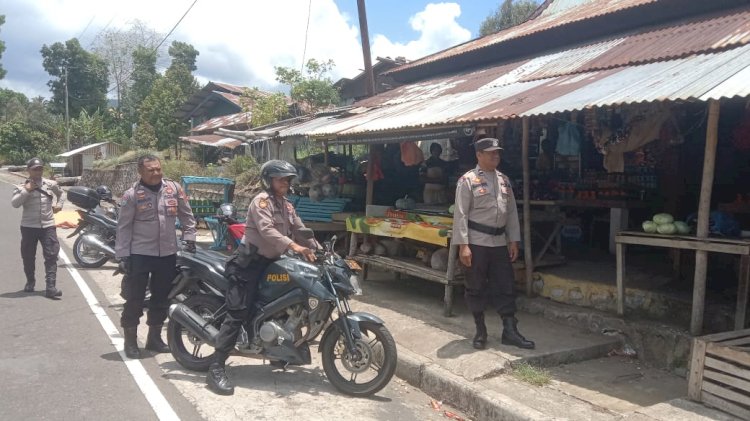 Ciptakan Kondisi Yang Aman Jelang Pelantikan Presiden dan Wakil Presiden, Polres Ende dan Polsek Jajaran Laksanakan Patroli Skala Besar