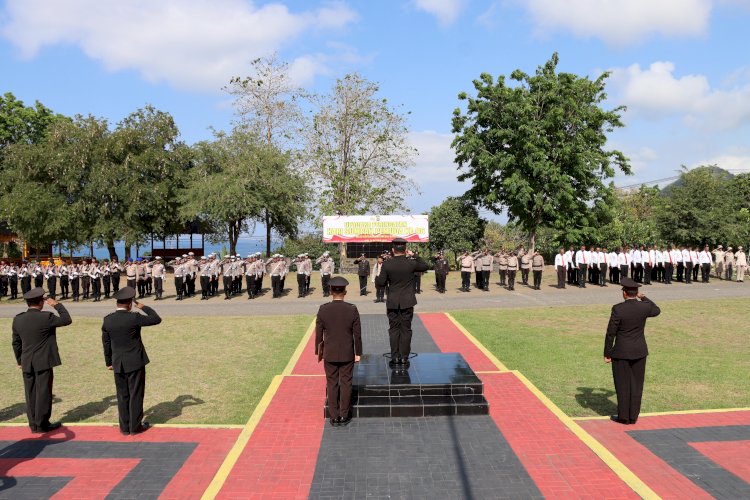 Polres Ende Gelar Upacara Peringatan Hari Sumpah Pemuda Ke-96