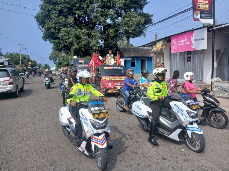 Polres Ende Amankan Jalannya Aksi Damai PMKRI Cabang Ende