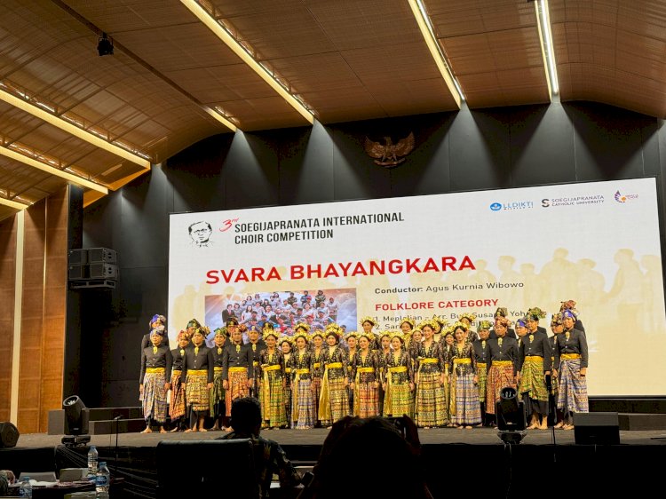 Tampil di Kompetisi Paduan Suara Internasional, Svara Bhayangkara Polri Masuk 5 Besar dan Raih Impresive Stage Performance