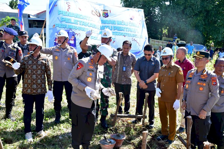 Polda NTT Jalin Kerja Sama dengan PT Bank BRI dan PT Flosindo untuk Pengadaan Perumahan Bersubsidi bagi Personel Polri