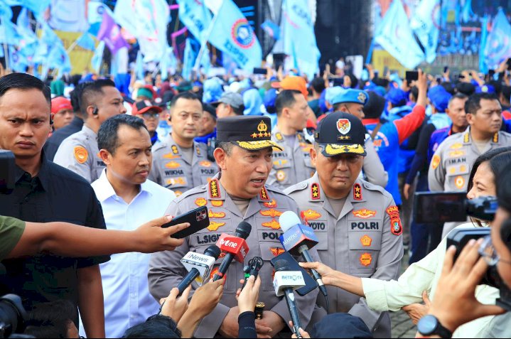 Dihadiri Presiden, Kapolri Pastikan Beri Pengamanan-Pelayanan Terbaik May Day Fiesta