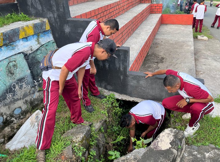 Polres Ende Gelar Kerja Bakti Dukung Program Pemkab Ende