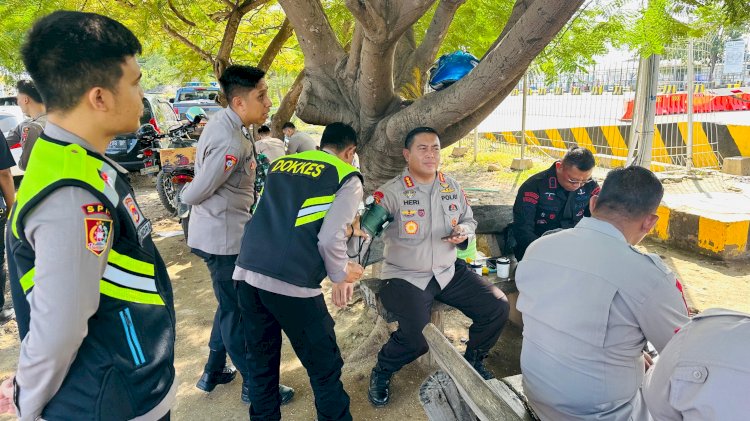 Polda NTB Kerahkan Ratusan Personel Amankan Aksi Massa di Pelabuhan Poto Tano