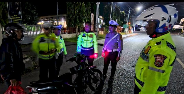 Operasi Pekat 2025 Polres Ende, Satgas Kamseltibcar Patroli Balap Liar Dan Kenalpot Racing, Sejumlah Motor Berhasil Diamankan