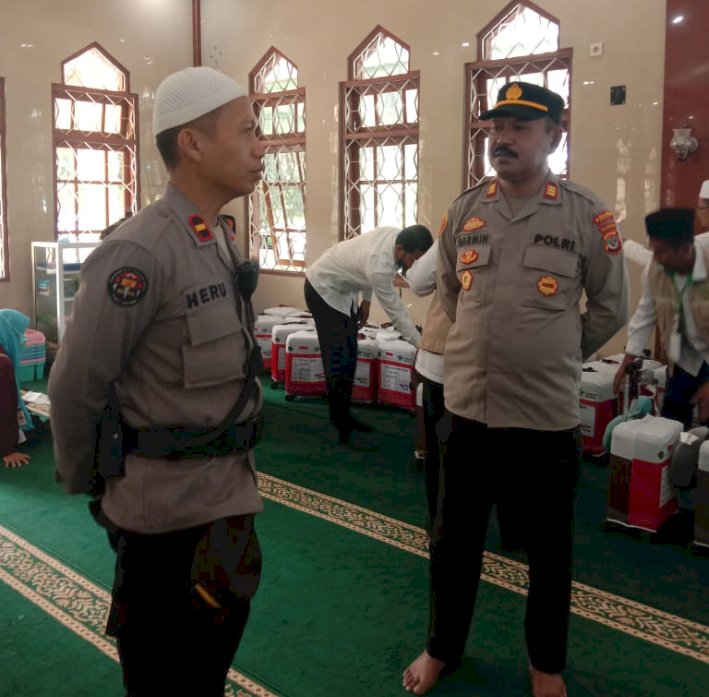 Polres Ende Amankan Kegiatan Pemberangkatan Jamaah Calon Haji Kabupaten Ende