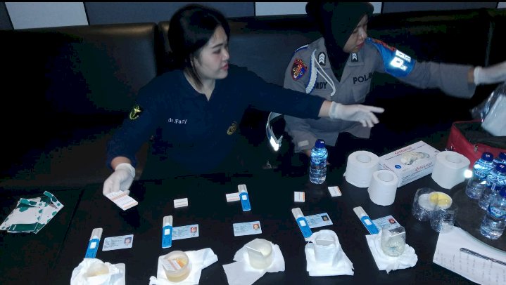 Polres Ende Gelar Operasi Pekat, Tes Narkoba di Tempat Hiburan, Begini Hasilnya