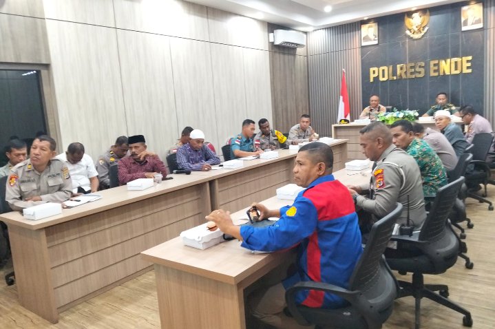Polres Ende Gelar Rapat Koordinasi Pengamanan Idul Adha 1446 H/2025 M