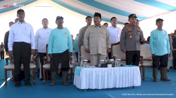 Kapolri Dampingi Presiden pada Panen Raya Jagung Kuartal II, Siap Wujudkan Kedaulatan Pangan Nasional