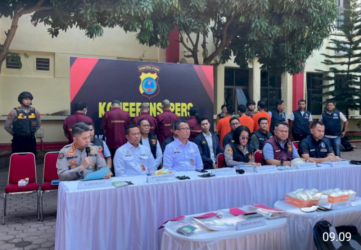 130 Kasus TPPO Terungkap, Bareskrim Polri Tegaskan Komitmen Lindungi PMI Lewat Konferensi Pers di Polda Sumut
