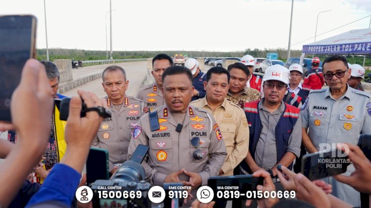 Kakorlantas Polri Tinjau Jalan Tol Banyuasin-Betung: Prioritaskan Keselamatan & Evakuasi Kepadatan Lalu Lintas