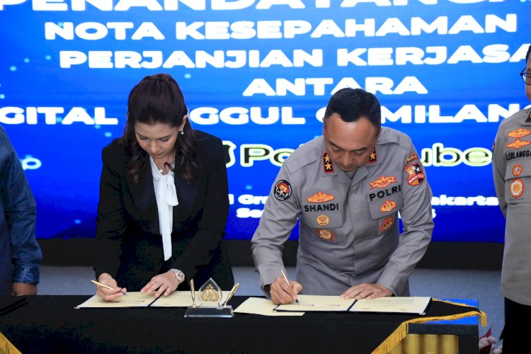 Canangkan Policetube, Polri Gandeng PT Digital Unggul Gemilang