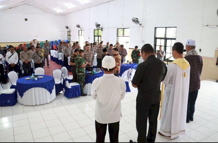 Sambut Hari Bhayangkara ke-79, Polres Ende Polda NTT Gelar Doa Bersama Lintas Agama