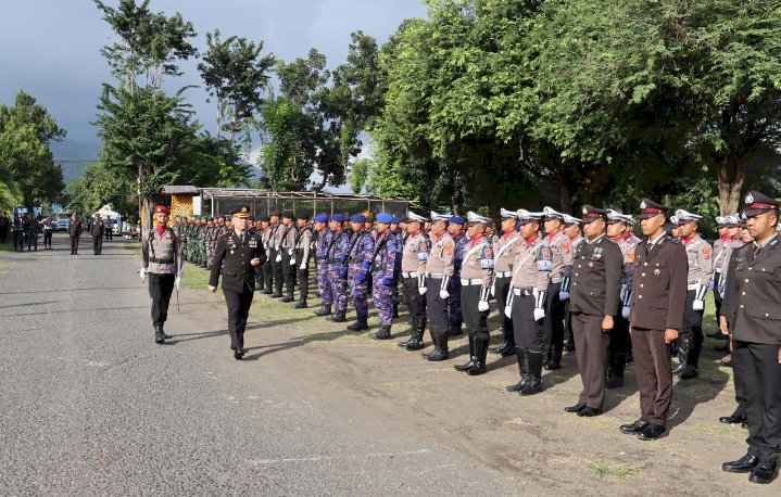 Polres Ende Gelar Upacara Hari Bhayangkara ke-79 Dengan Khidmat