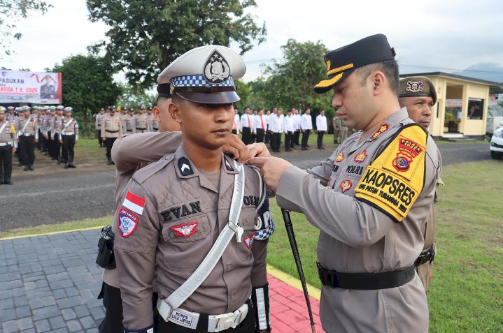 Polres Ende Laksanakan Apel Gelar Pasukan Operasi Patuh Turangga 2025