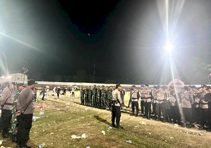 Polres Ende Amankan Konser Juan Reza Usai Final Bupati Ende Cup 2025