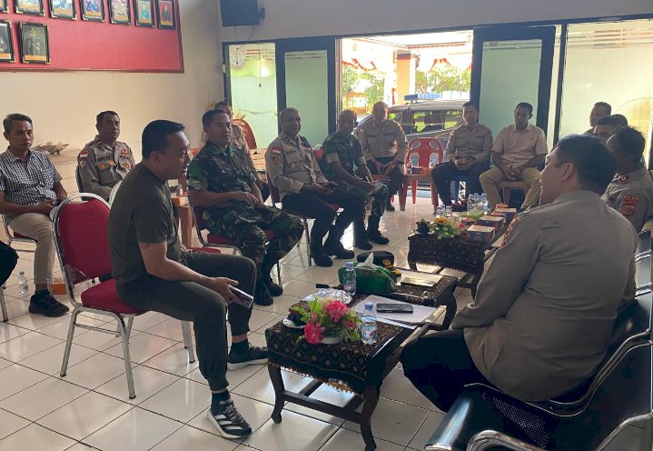 Polres Ende dan Kodim 1602 Ende Gelar Silaturahmi Perkuat Sinergisitas TNI – Polri