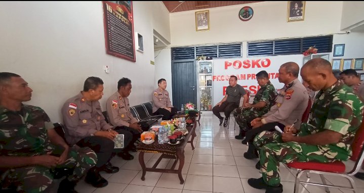 Polres Ende dan Kodim 1602 Ende Gelar Silaturahmi Perkuat Sinergisitas TNI – Polri