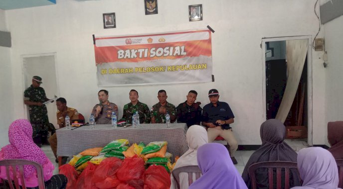 Polres Ende Bersinergi dengan TNI, BUMN, dan Instansi Terkait Gelar Bakti Sosial di Pulau Ende
