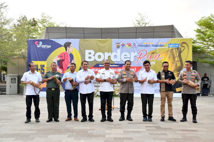 Polda NTT Gelar Motaa'in Border Safety Riding, Semarakan Sinergi Tapal Batas