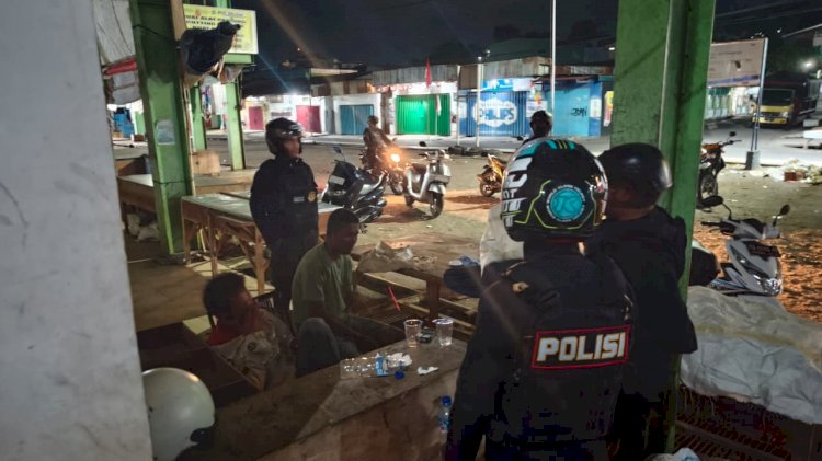 Jaga Kamtibmas tetap Kondusif, Sat Samapta Polres Ende Rutin Lakukan Patroli Perintis Presisi di Malam Hari