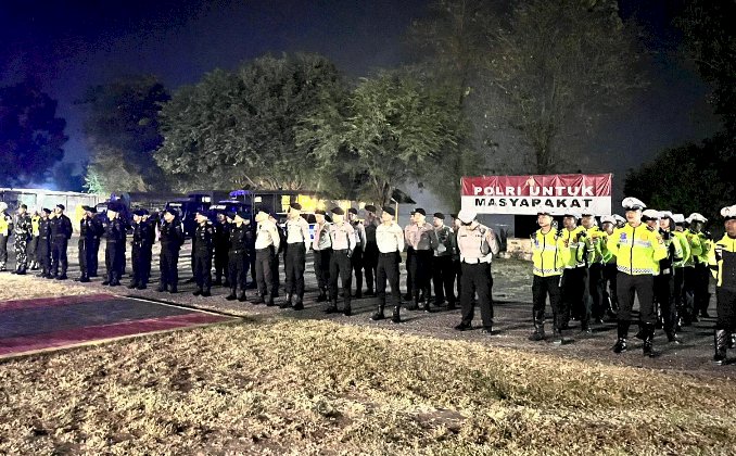 Polres Ende Gelar Patroli Gabungan Bersama Masyarakat Menjaga Negeri