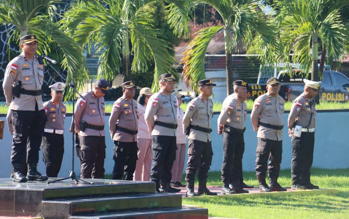 Apel Jam Pimpinan Polres Ende, Begini Arahan Wakapolres