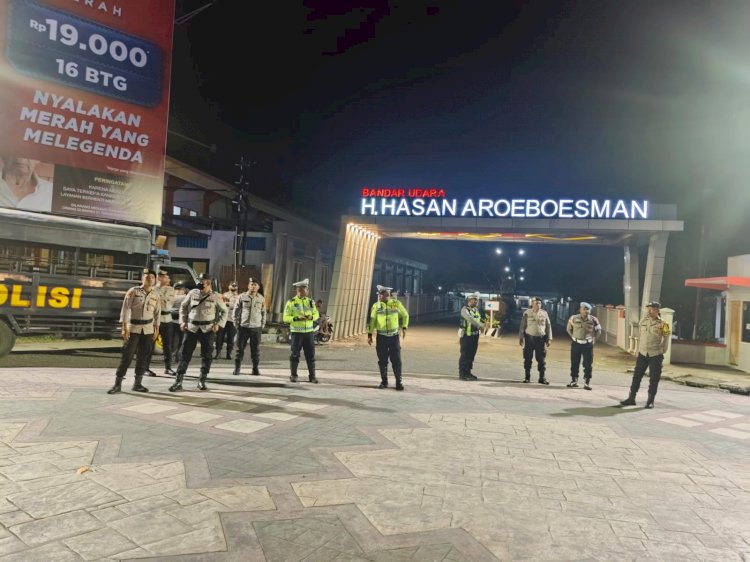 Gabungan Personel Polres Ende Gelar Patroli Malam Cipta Sitkamtibmas yang Kondusif, Ini Tujuanya