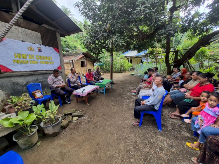 Gelar Kegiatan Jumat Curhat, Kapolsek Ende Serap Kritik dari Masyarakat Demi Perbaikan Pelayanan