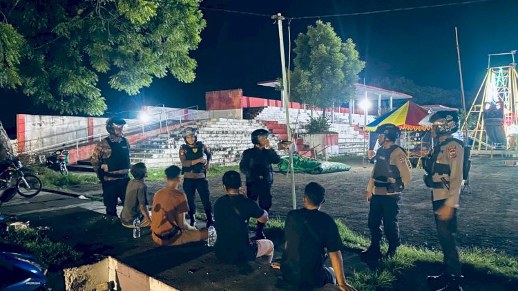 Patroli Perintis Presisi Polres Ende: Pastikan Kota Ende Aman di Malam Hari
