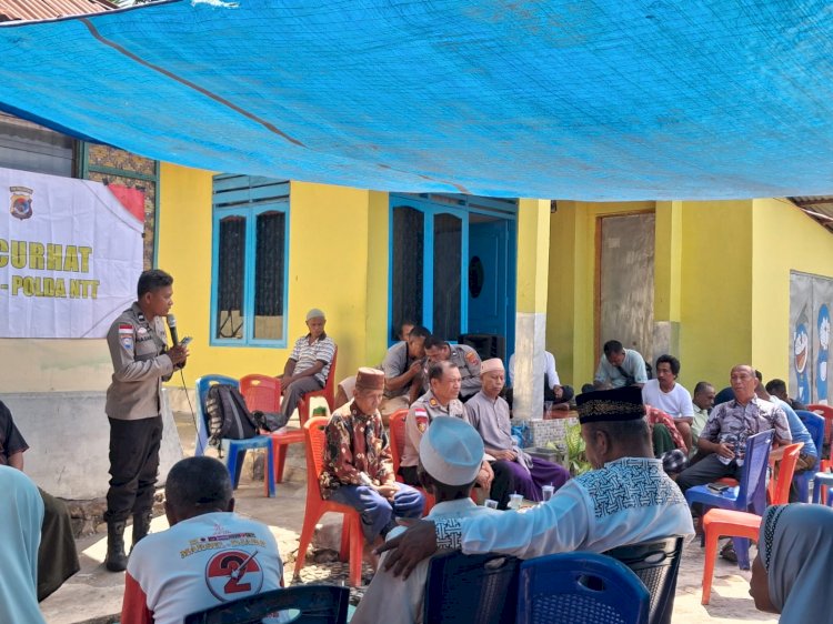 Polres Ende Bedah Masalah Miras hingga Wacana FKPM di Lingkungan Ndao dalam Kegiatan Jumat Curhat