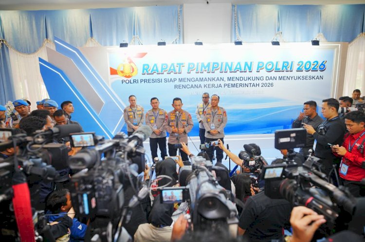 Beri Arahan di Rapim Polri, Kapolri Tegaskan Dukung Kawal Penuh Program Pemerintah