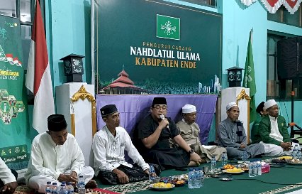 Kapolres Ende Hadiri Istighotsah dan Sholawat Bersama Majelis Dzikir Rijalul Anshor