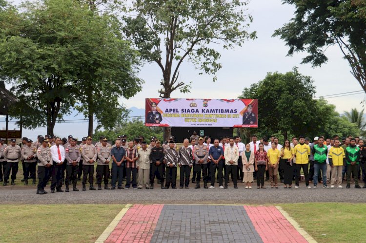 ​Sinergi Tanpa Batas, Polres Ende Gelar Apel Siaga Kamtibmas dari Ojek Online hingga Tokoh Lintas Agama Bersatu demi NTT