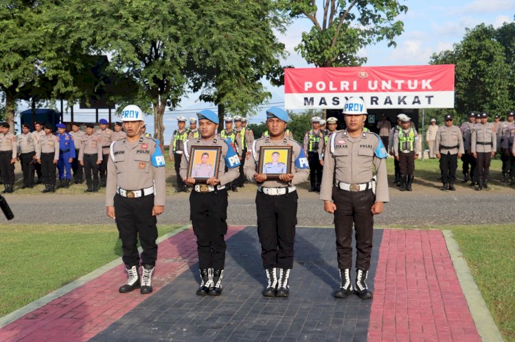 Polres Ende Pecat Dua Personel dengan PTDH, Kapolres Ende: Ini Keputusan Berat Bagi Kami