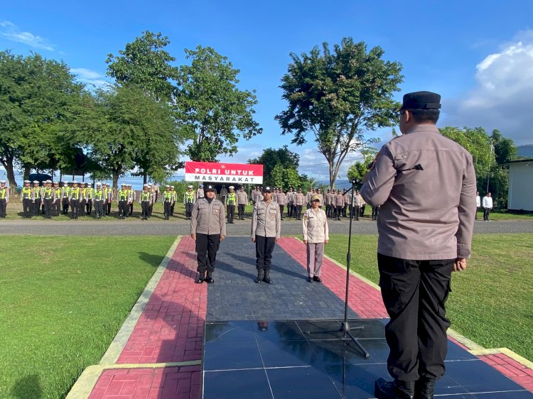 Wujudkan Pelayanan Terbaik, Kapolres Ende Ajak Personel Maknai Tugas sebagai Ibadah dan Sandiwara Kehidupan