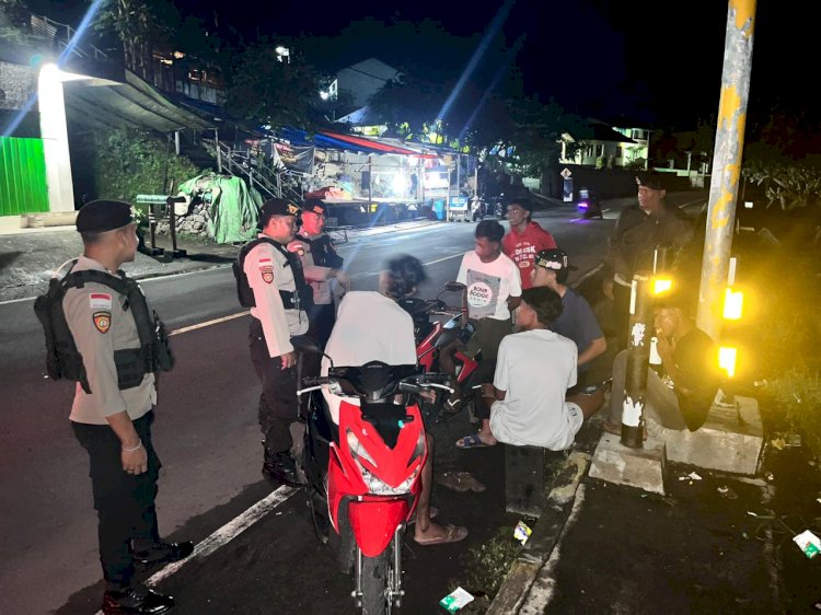 Jaga Kamtibmas Tetap Kondusif, Tim Perintis Presisi Polres Ende Polda NTT Sisir Kota Hingga Dini Hari