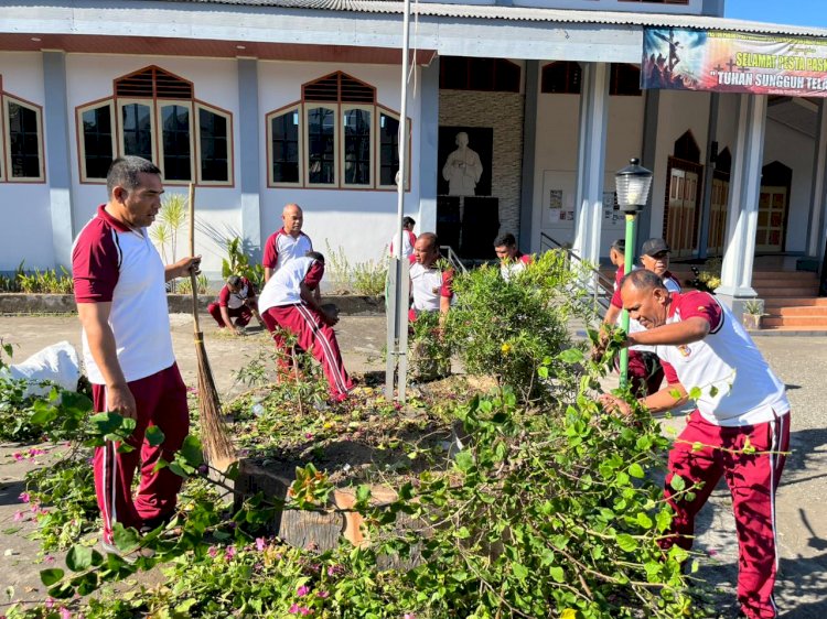 ​Semarak Hari Bhayangkara ke-80, Polres Ende Polda NTT Gelar Bakti Sosial Religi di Empat Rumah Ibadah