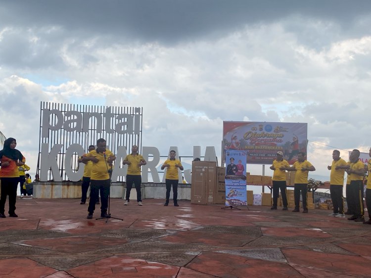 Sambut Hari Bhayangkara ke-80, Polres Ende Polda NTT Padukan Olahraga Bersama dan Terapi Mental